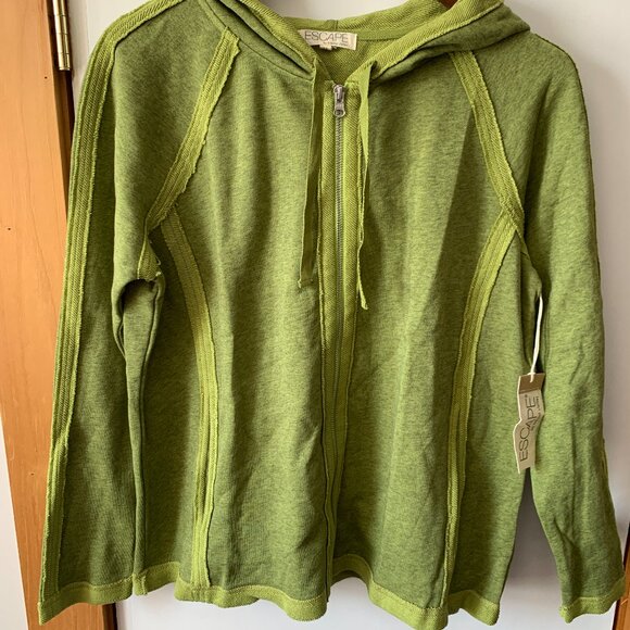 Green Zip Sweater habitat clothes - Picture 1 of 5